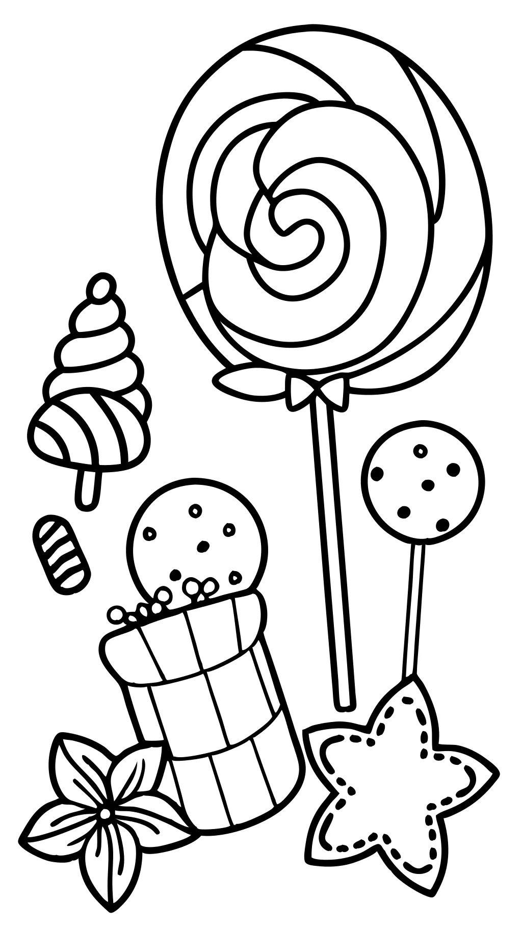 printable coloring pages of candy